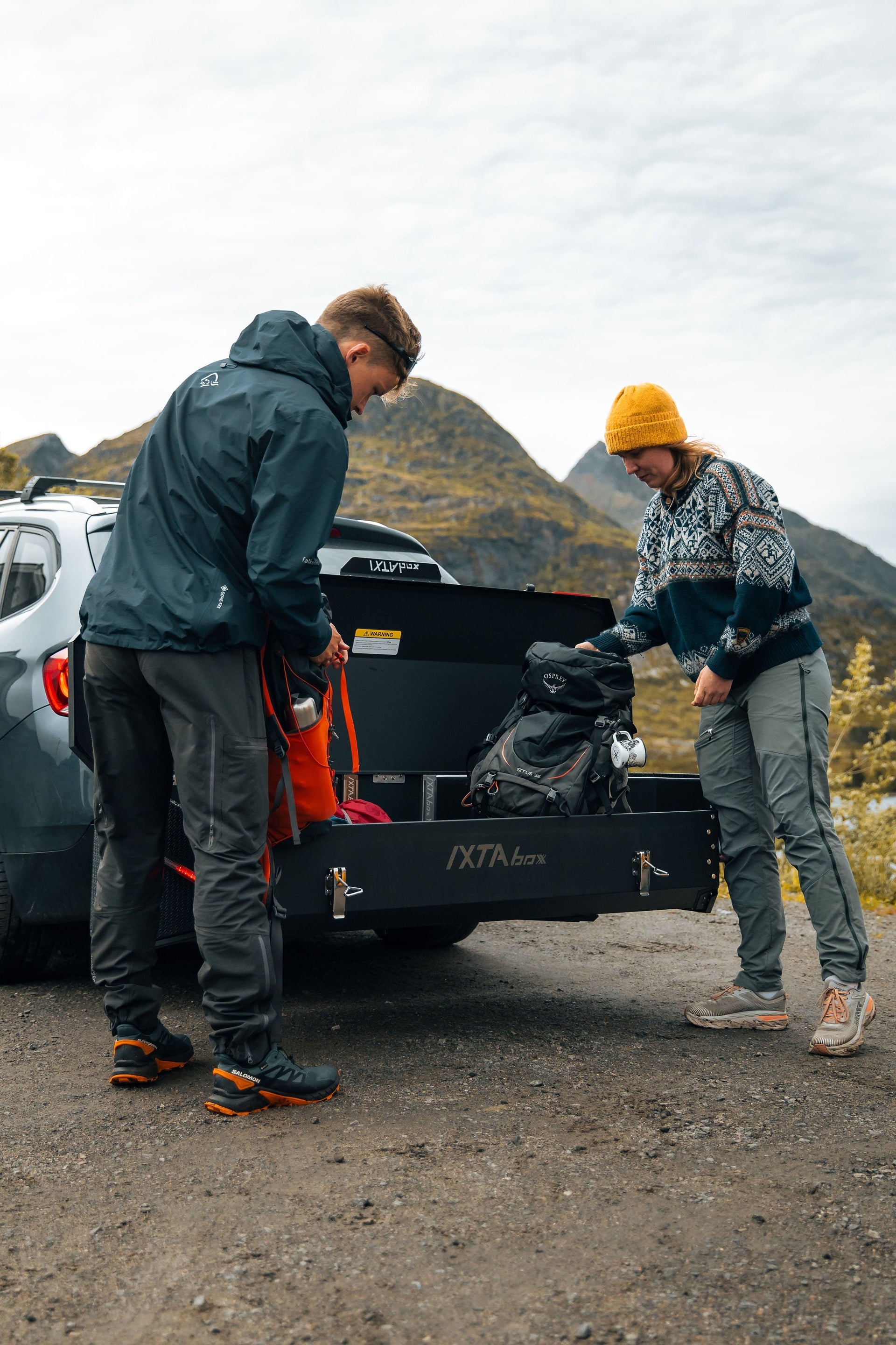 Smart Storage Solutions — Pack efficiently with rear mounted cargo boxes! - IXTAbox